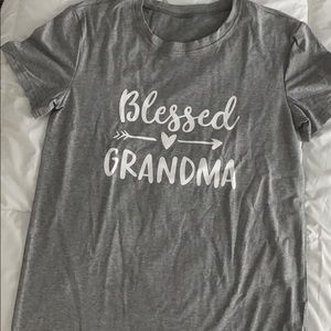 Brand new, never worn “Blesses Grandma” tee